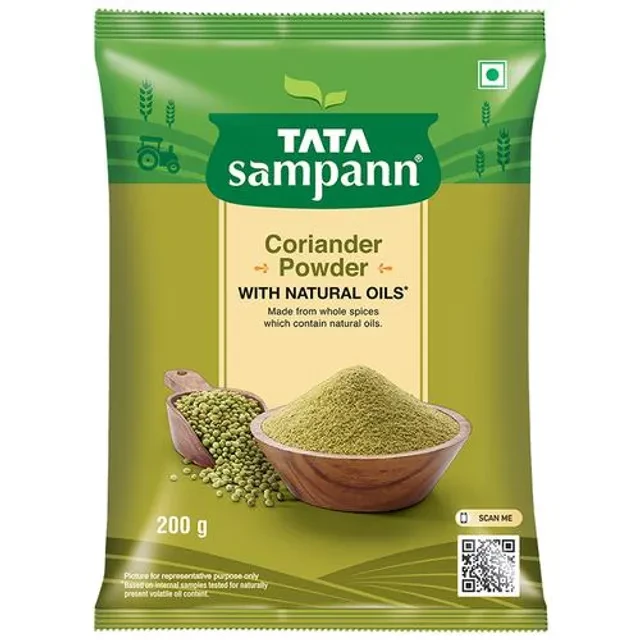 Tata Sampann Coriander Powder With Natural Oils - Enhances Flavour, 200 g-1.webp